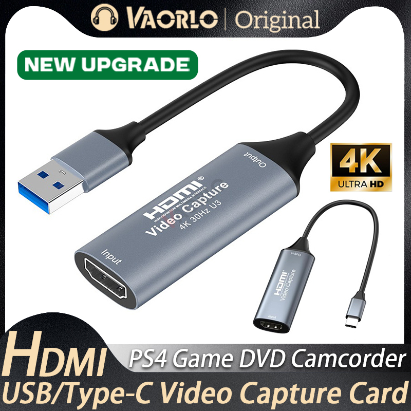 Usb C To Hdmi - 4K USB3.0/Type-C Video Capture Card HDMI-compatible