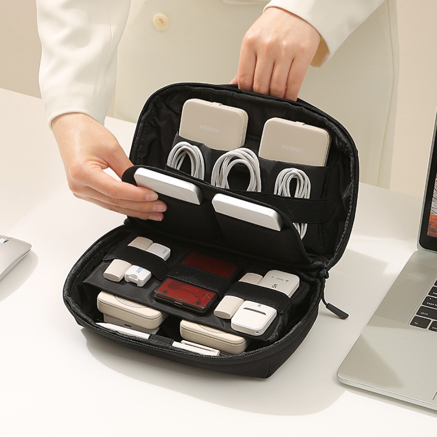 Tech Accessories To Gift - Portable Travel Cord Organizer Electronic Storage