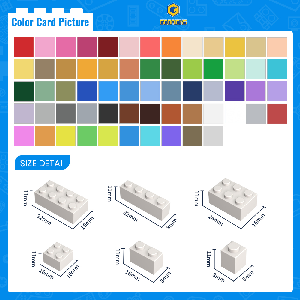 Gobricks 50pcs 3001 MOC Access - đánh giá và giá Tech Accessories To Gift