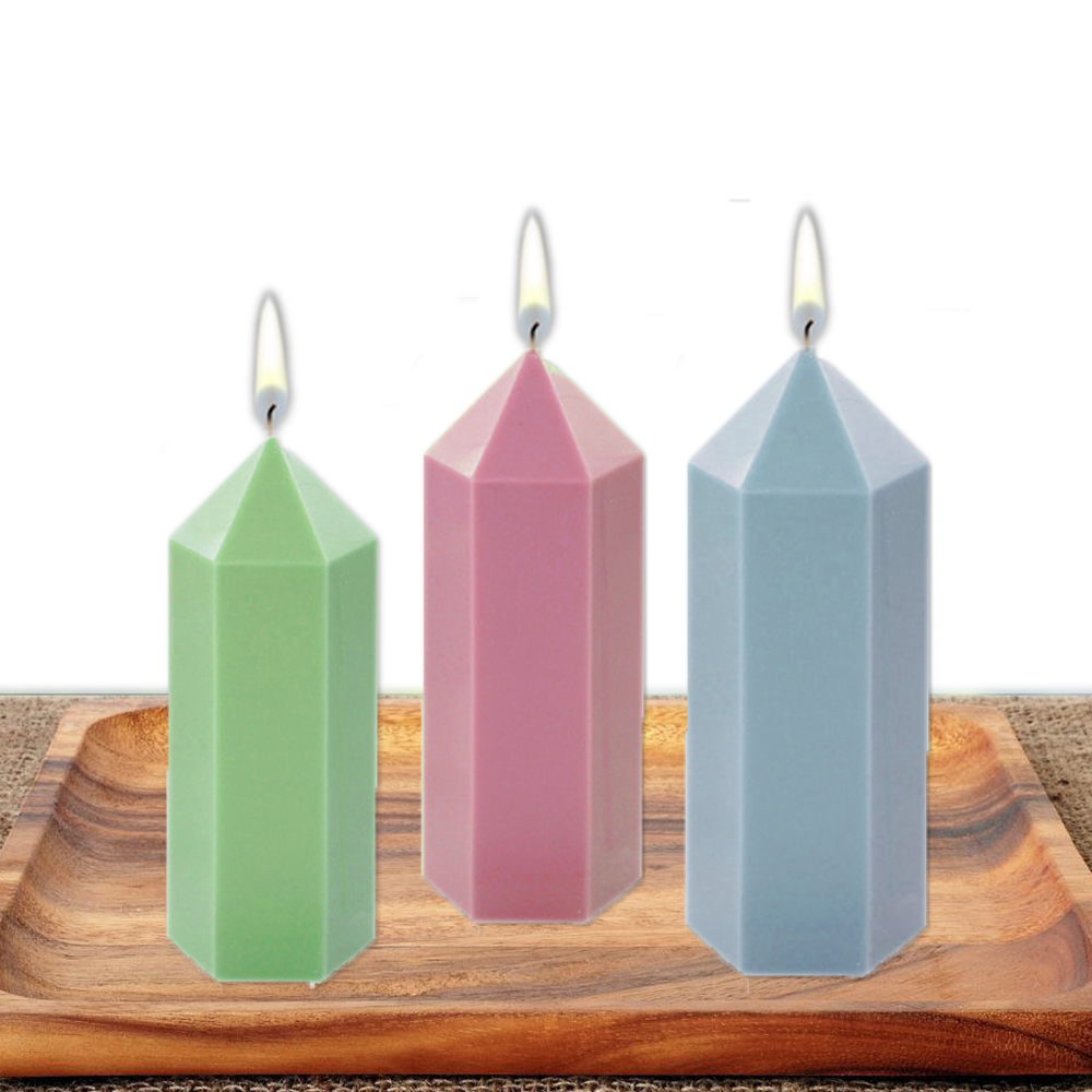 3D Hexagonal Column Candle Mol - đánh giá và giá Unique Tech Accessories