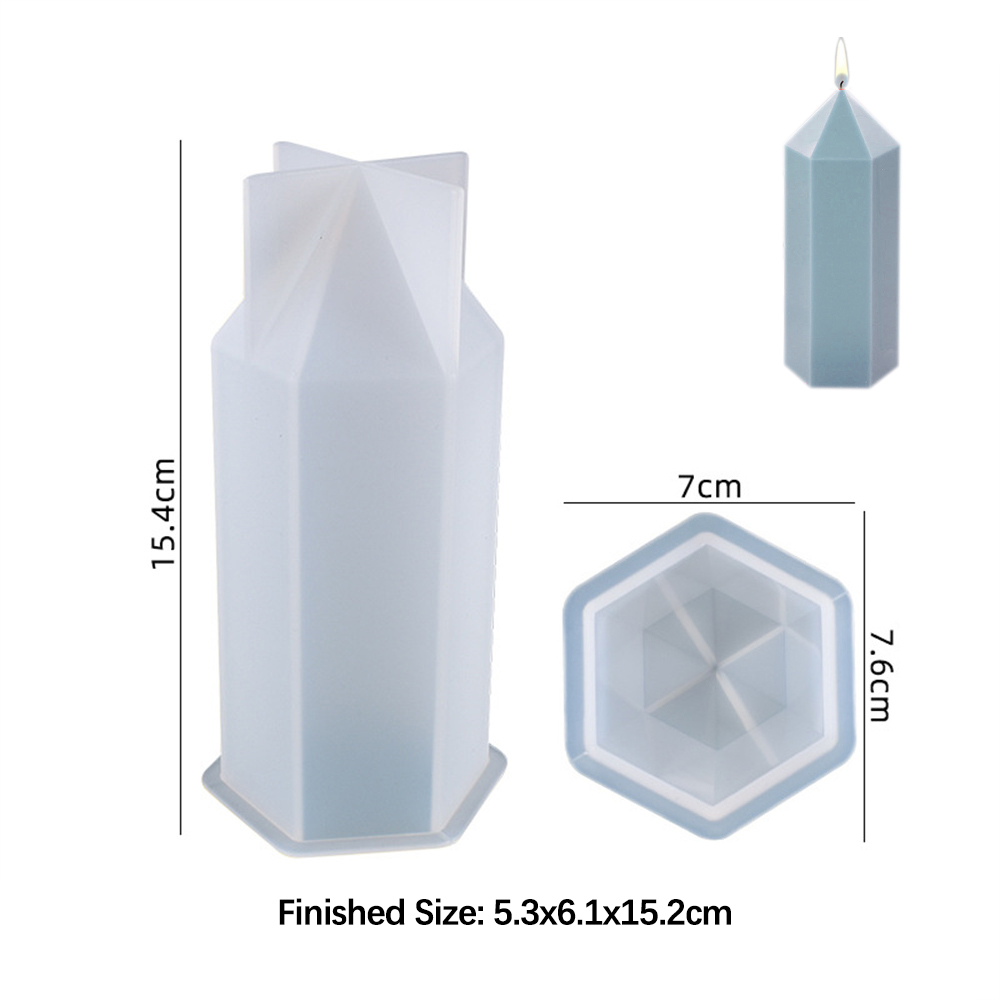 3D Hexagonal Column Candle Mol - đánh giá và giá Unique Tech Accessories