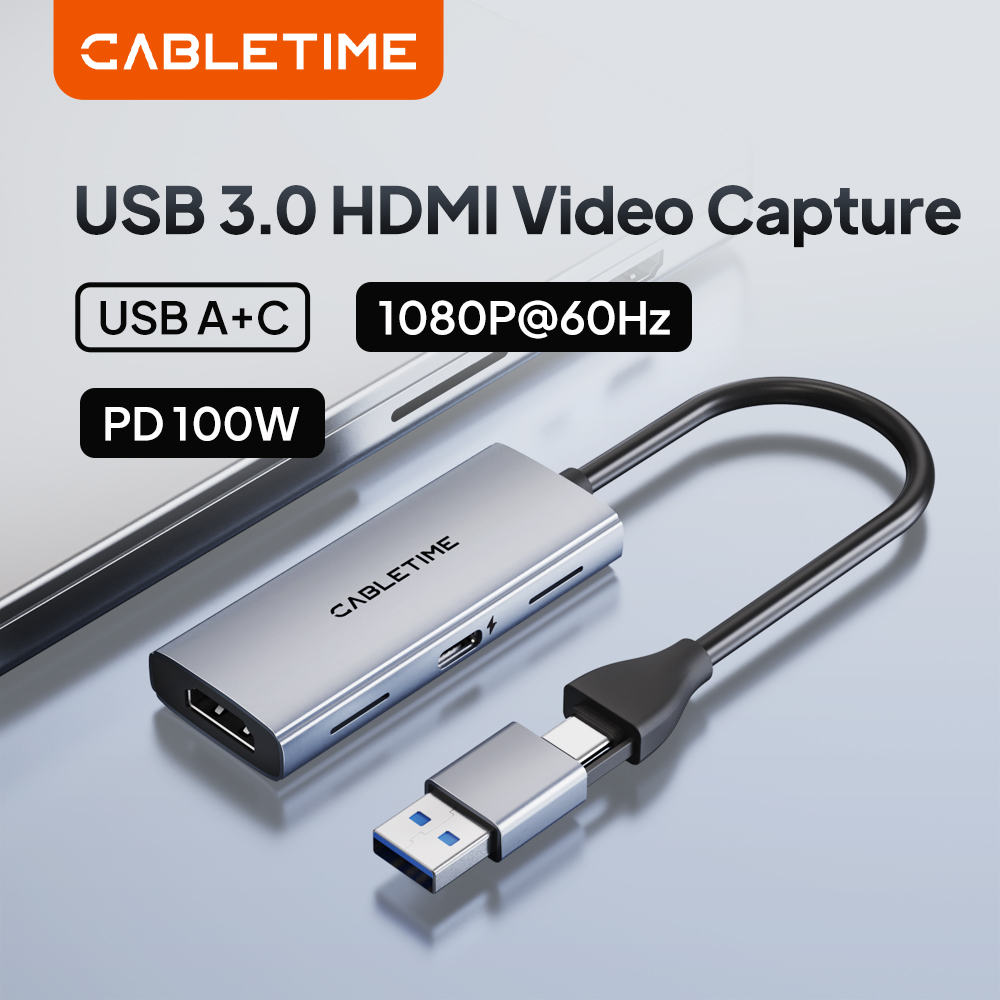 CABLETIME USB 3.0 HDMI Video C - đánh giá và giá Usb C To Hdmi