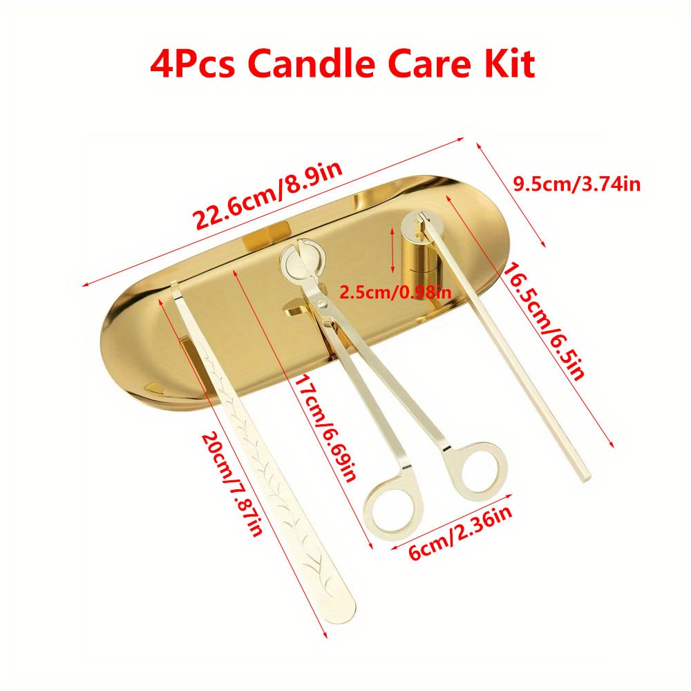 4pcs/set Luxury Candle Care Ki - đánh giá và giá Unique Tech Accessories