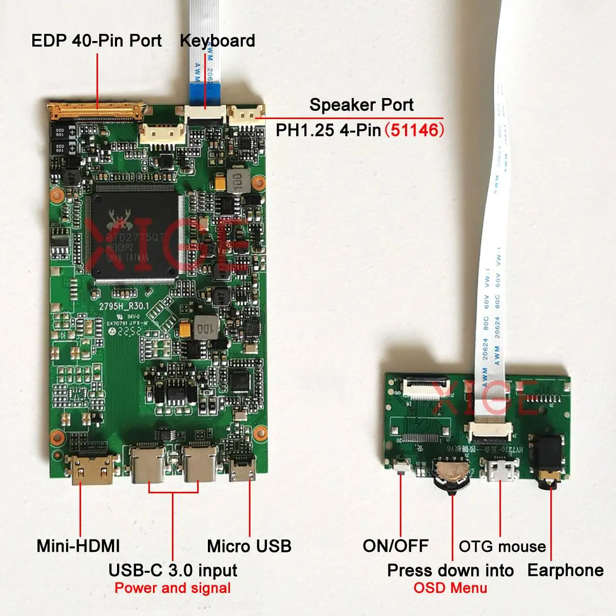 For LP140QH1 LP140QH2 LP133QH1 - đánh giá và giá Usb C To Hdmi