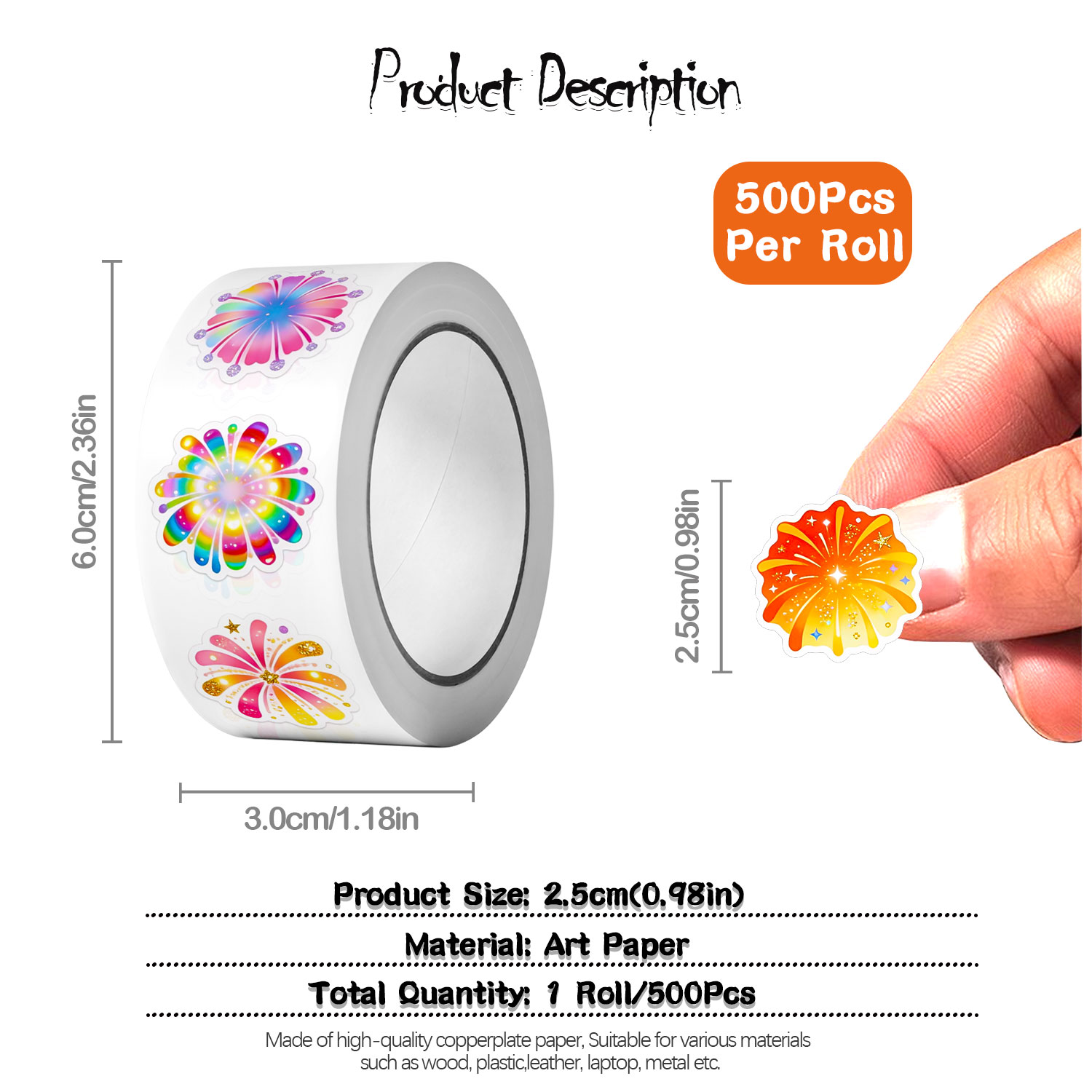 500Pcs Cartoon Brilliant Firew - đánh giá và giá Tech Accessories To Gift