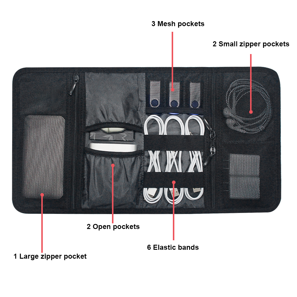 Tech Organizer Bag Cable Stora - đánh giá và giá Tech Accessories Store