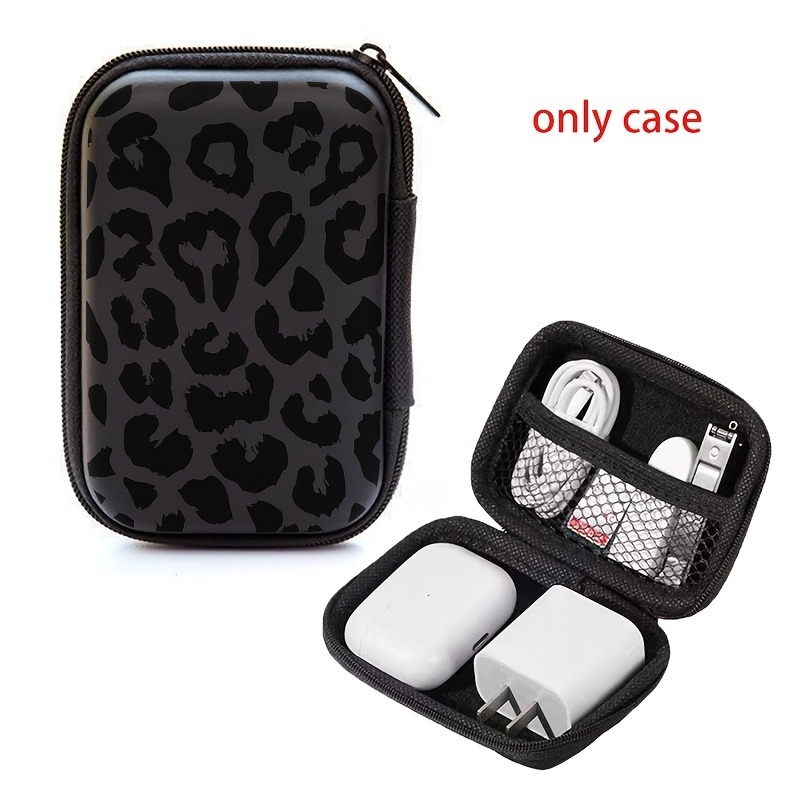 Black Leopard Print EVA Hard S - đánh giá và giá Tech Accessories Kit