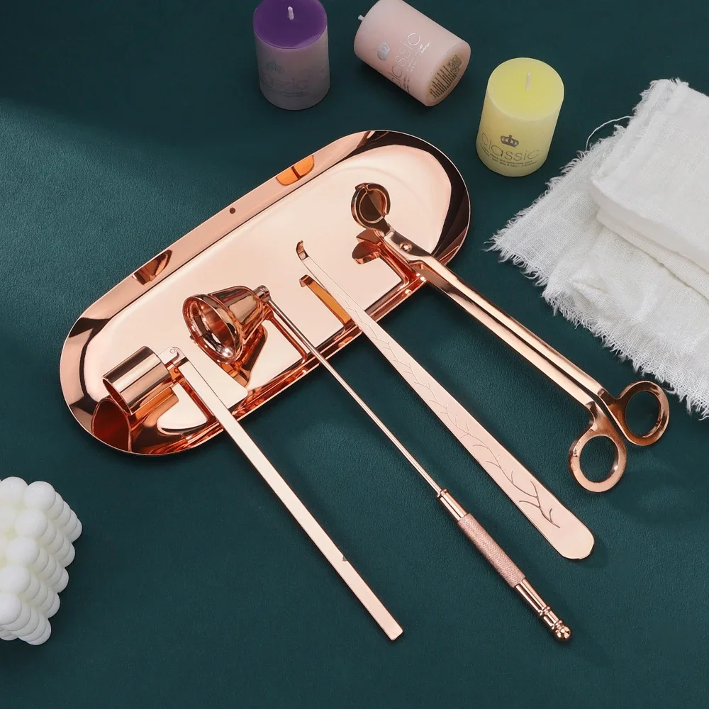 5-1 Candle Care Kit Stainless  - đánh giá và giá Unique Tech Accessories