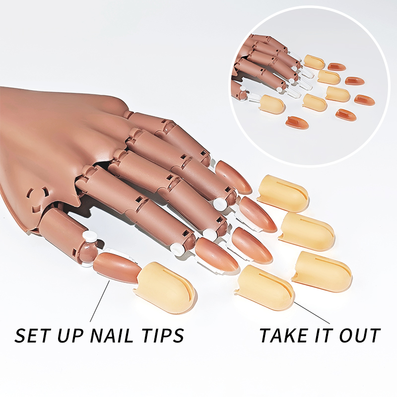 Nail Fake Practice Hand Movabl - đánh giá và giá Tech Accessories Store