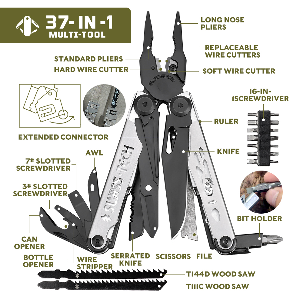 SWISS TECH Multifunctional Fol - đánh giá và giá Tech Accessories Kit